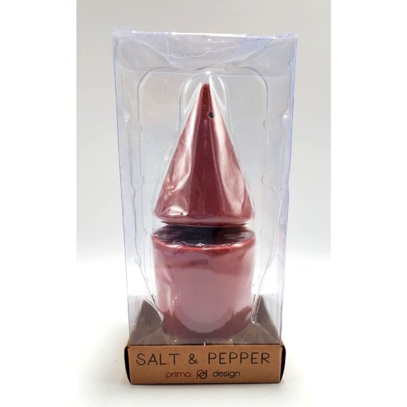 NEW Gnome Stackable Ceramic Salt & Pepper Shaker Set Prima Design Boxed - Picture 4 of 7